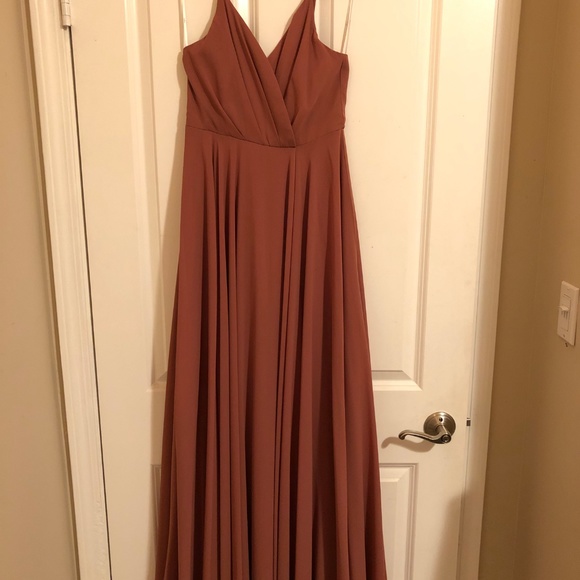 lulus all about love rusty rose